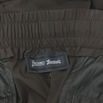 【中古】ヘルノ Herno Laminar ストレッチ ナイロン イージーパンツ ダークブラウン【サイズM】【 状態ランクB 】【 メンズ 】