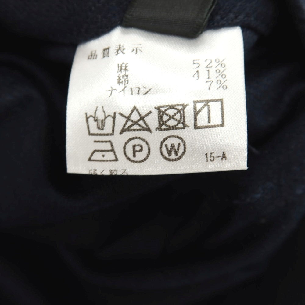 【中古】バーニーズニューヨーク BARNEYS NEWYORK リネンコットンナイロン ジャージー 3B カジュアルジャケット ネイビー【サイズ48】【 状態ランクB 】【 メンズ 】
