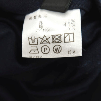 【中古】バーニーズニューヨーク BARNEYS NEWYORK リネンコットンナイロン ジャージー 3B カジュアルジャケット ネイビー【サイズ48】【 状態ランクB 】【 メンズ 】
