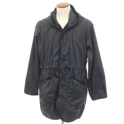 【中古】ラベンハム LAVENHAM ポリエステル フーデッドコート ダークグレイッシュネイビー【サイズ38】【 状態ランクB 】【 メンズ 】