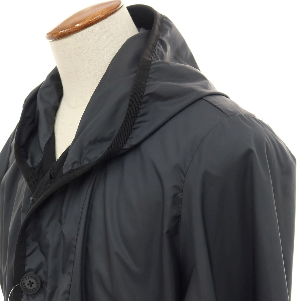 【中古】ラベンハム LAVENHAM ポリエステル フーデッドコート ダークグレイッシュネイビー【サイズ38】【 状態ランクB 】【 メンズ 】