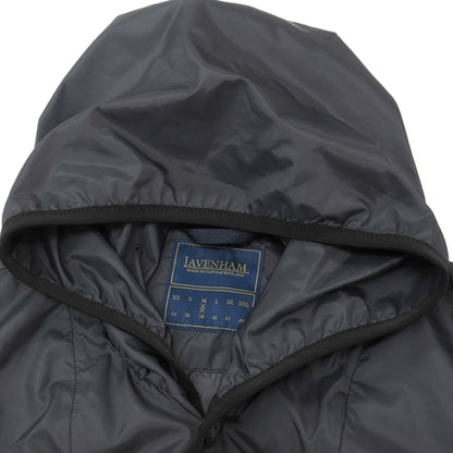 【中古】ラベンハム LAVENHAM ポリエステル フーデッドコート ダークグレイッシュネイビー【サイズ38】【 状態ランクB 】【 メンズ 】