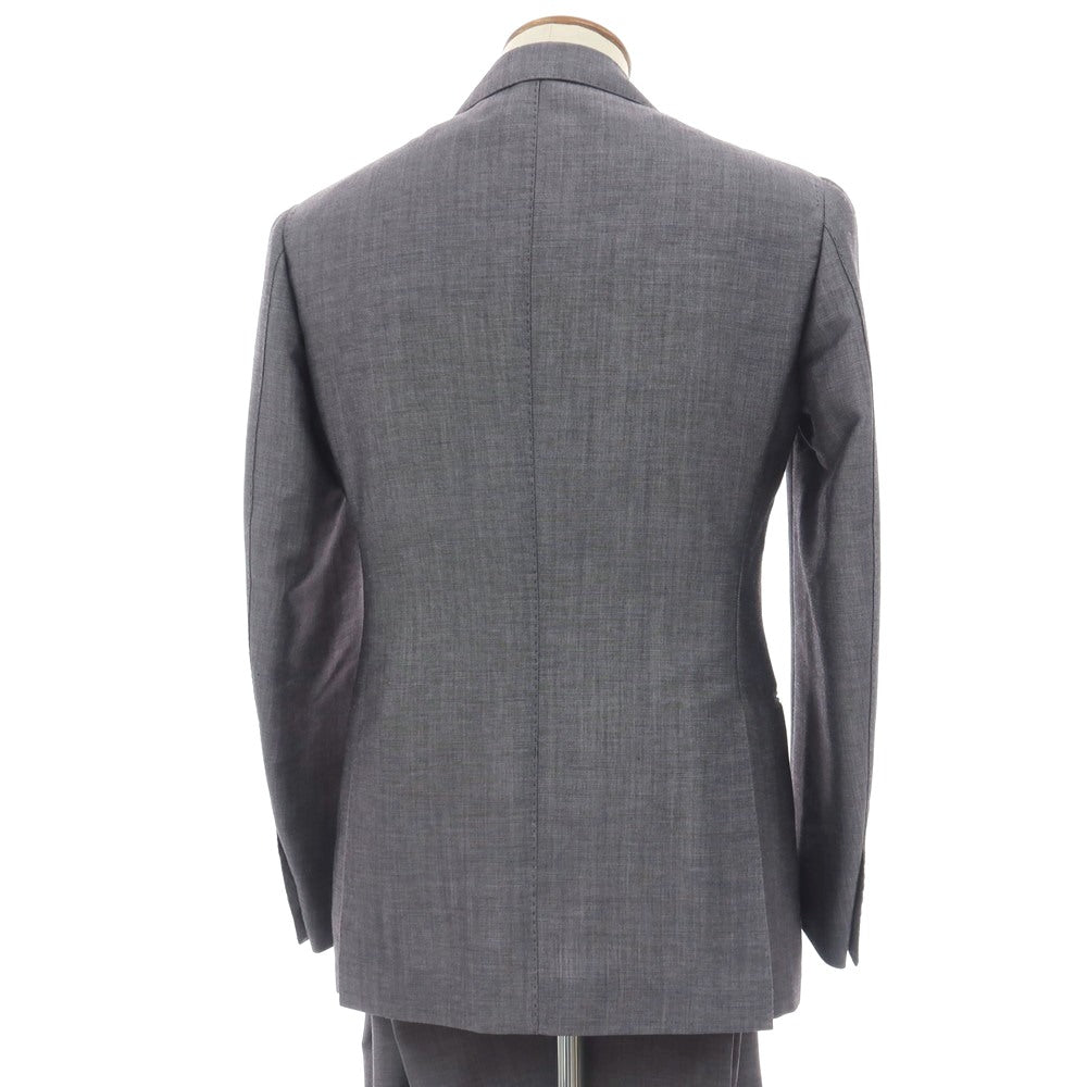 【中古】スティレ ラティーノ STILE LATINO モヘヤウール 3つボタンスーツ グレー【サイズ46 DROP,8R】【 状態ランクD 】【 メンズ 】