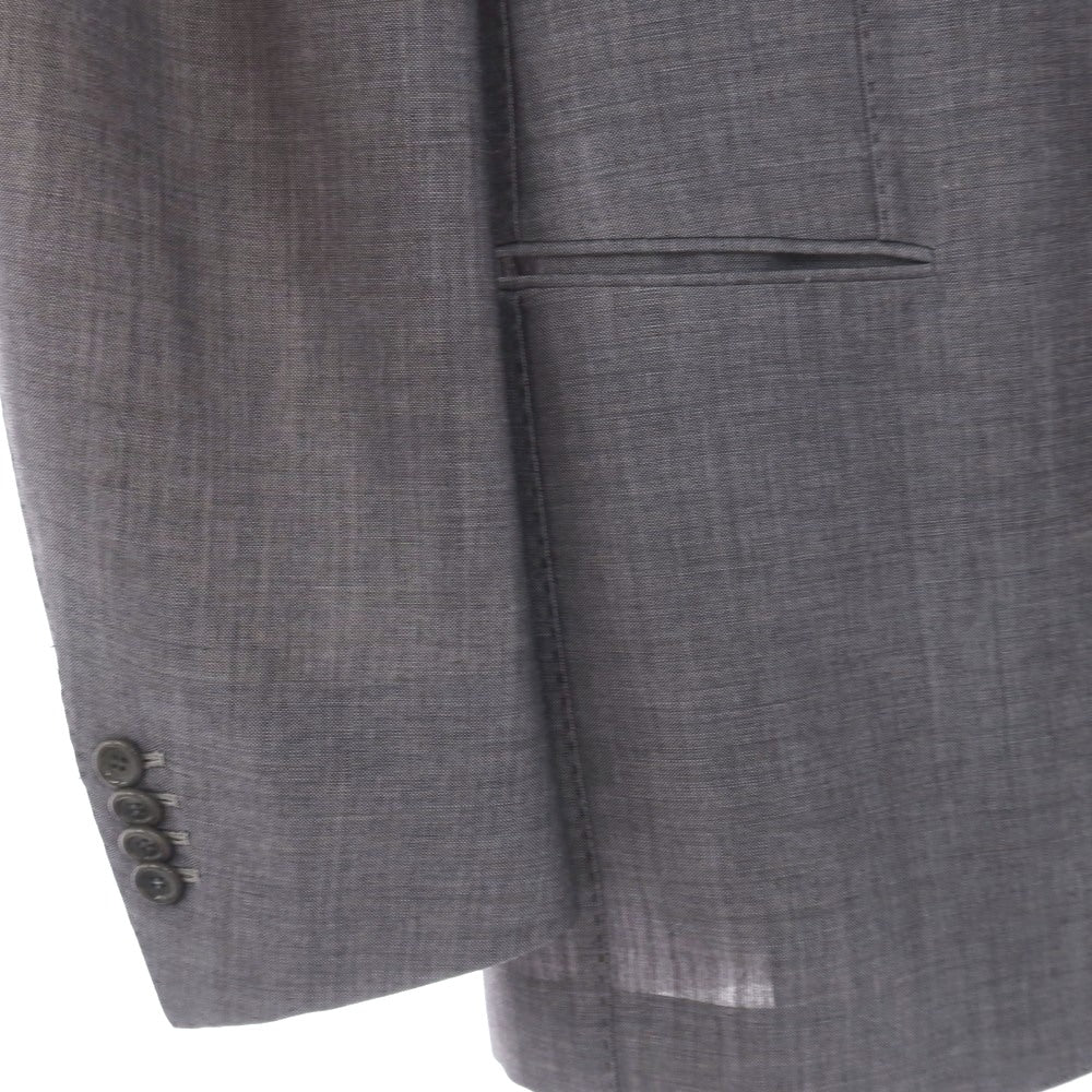 【中古】スティレ ラティーノ STILE LATINO モヘヤウール 3つボタンスーツ グレー【サイズ46 DROP,8R】【 状態ランクD 】【 メンズ 】