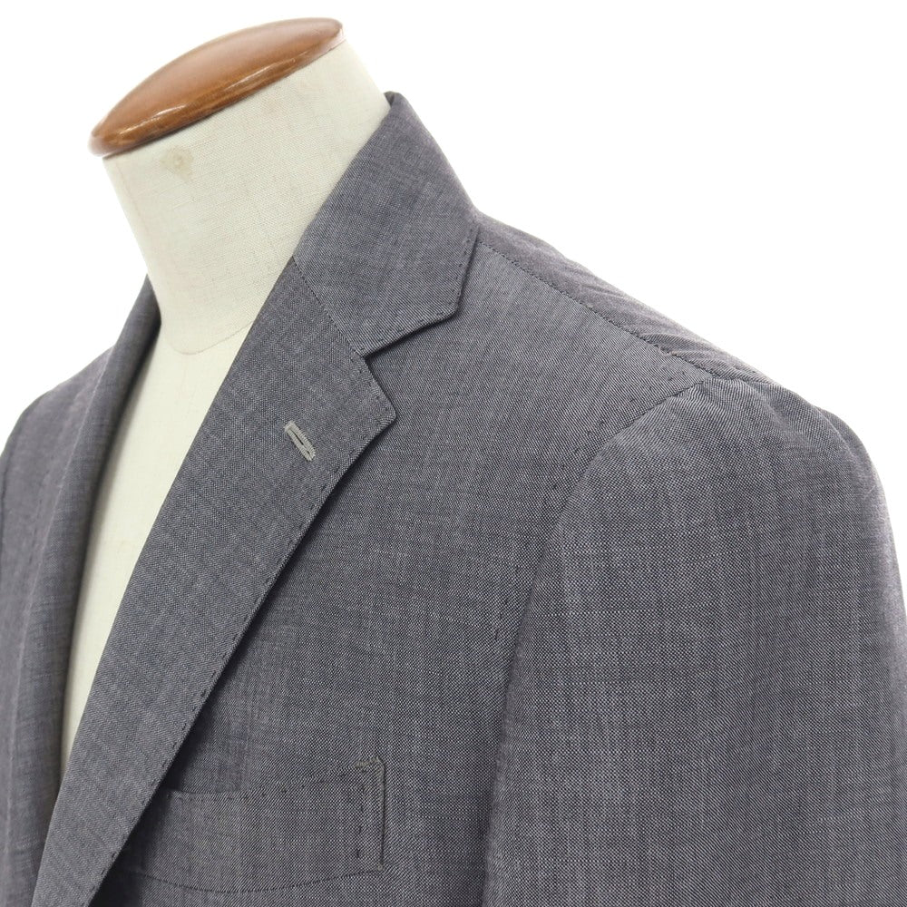 【中古】スティレ ラティーノ STILE LATINO モヘヤウール 3つボタンスーツ グレー【サイズ46 DROP,8R】【 状態ランクD 】【 メンズ 】