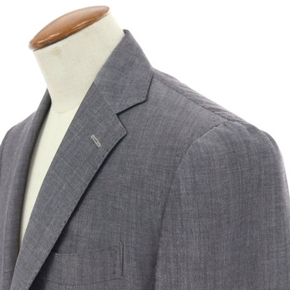 【中古】スティレ ラティーノ STILE LATINO モヘヤウール 3つボタンスーツ グレー【サイズ46 DROP,8R】【 状態ランクD 】【 メンズ 】