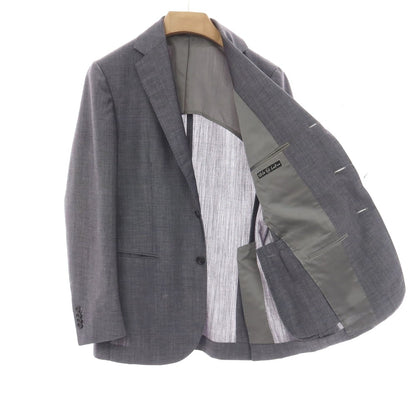 【中古】スティレ ラティーノ STILE LATINO モヘヤウール 3つボタンスーツ グレー【サイズ46 DROP,8R】【 状態ランクD 】【 メンズ 】