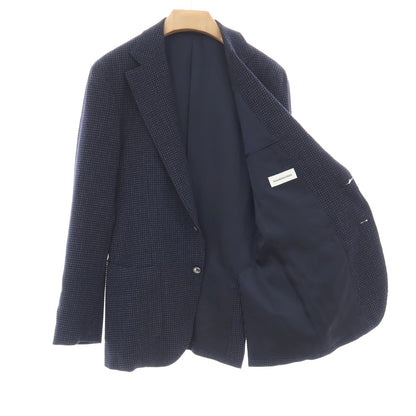 【中古】シアージュ ラッフィナータ Sillage Raffinata ウールポリウレタン 3B テーラードジャケット ネイビー【サイズ表記なし（M位）】【 状態ランクB 】【 メンズ 】