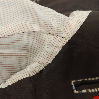 【中古】サルトリア ダルクオーレ Sartoria DAL CUORE ウール チェック 3B テーラードジャケット ベージュxブラウン【サイズ46】【 状態ランクC 】【 メンズ 】