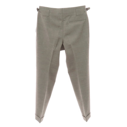【中古】イガラシトラウザーズ 五十嵐 IGARASHI TROUSERS ストレッチ ポリエステルウールレーヨン ドレススラックスパンツ ウォームグレー系【サイズ表記なし（M位）】【 状態ランクB 】【 メンズ 】