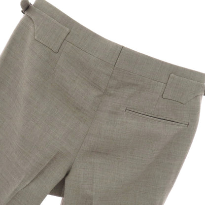 【中古】イガラシトラウザーズ 五十嵐 IGARASHI TROUSERS ストレッチ ポリエステルウールレーヨン ドレススラックスパンツ ウォームグレー系【サイズ表記なし（M位）】【 状態ランクB 】【 メンズ 】
