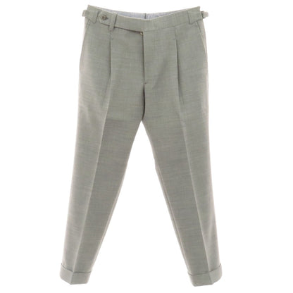 【中古】イガラシトラウザーズ 五十嵐 IGARASHI TROUSERS ストレッチ ポリエステル系 ドレススラックスパンツ ライトグレー【サイズ表記なし（M位）】【 状態ランクB 】【 メンズ 】