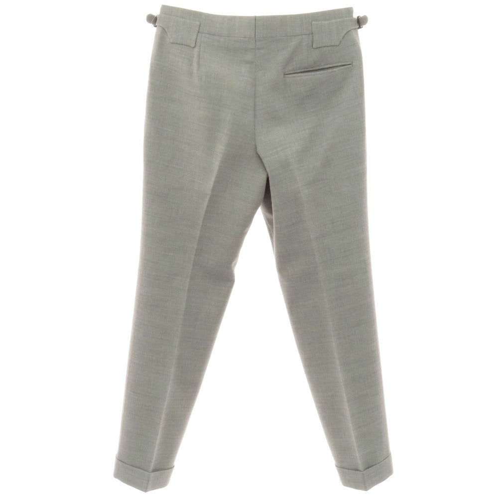 【中古】イガラシトラウザーズ 五十嵐 IGARASHI TROUSERS ストレッチ ポリエステル系 ドレススラックスパンツ ライトグレー【サイズ表記なし（M位）】【 状態ランクB 】【 メンズ 】