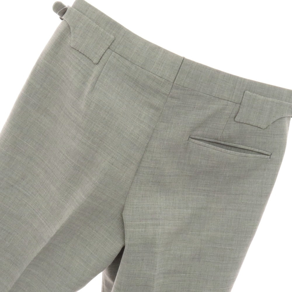 【中古】イガラシトラウザーズ 五十嵐 IGARASHI TROUSERS ストレッチ ポリエステル系 ドレススラックスパンツ ライトグレー【サイズ表記なし（M位）】【 状態ランクB 】【 メンズ 】