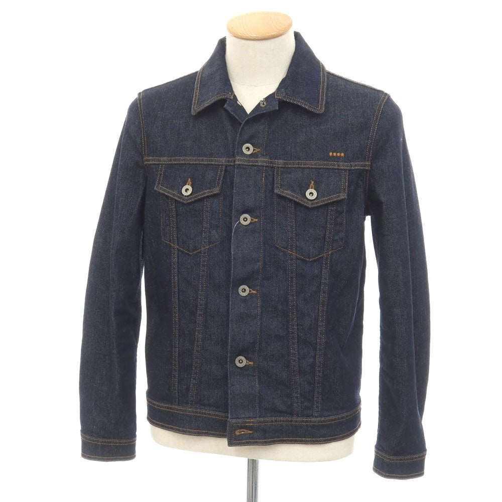 【中古】イカイ YCHAI コットンポリウレタン デニムジャケット ネイビー【サイズ44】【 状態ランクB 】【 メンズ 】