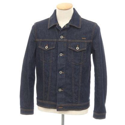 【中古】イカイ YCHAI コットンポリウレタン デニムジャケット ネイビー【サイズ44】【 状態ランクB 】【 メンズ 】