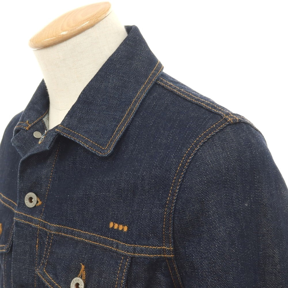 【中古】イカイ YCHAI コットンポリウレタン デニムジャケット ネイビー【サイズ44】【 状態ランクB 】【 メンズ 】