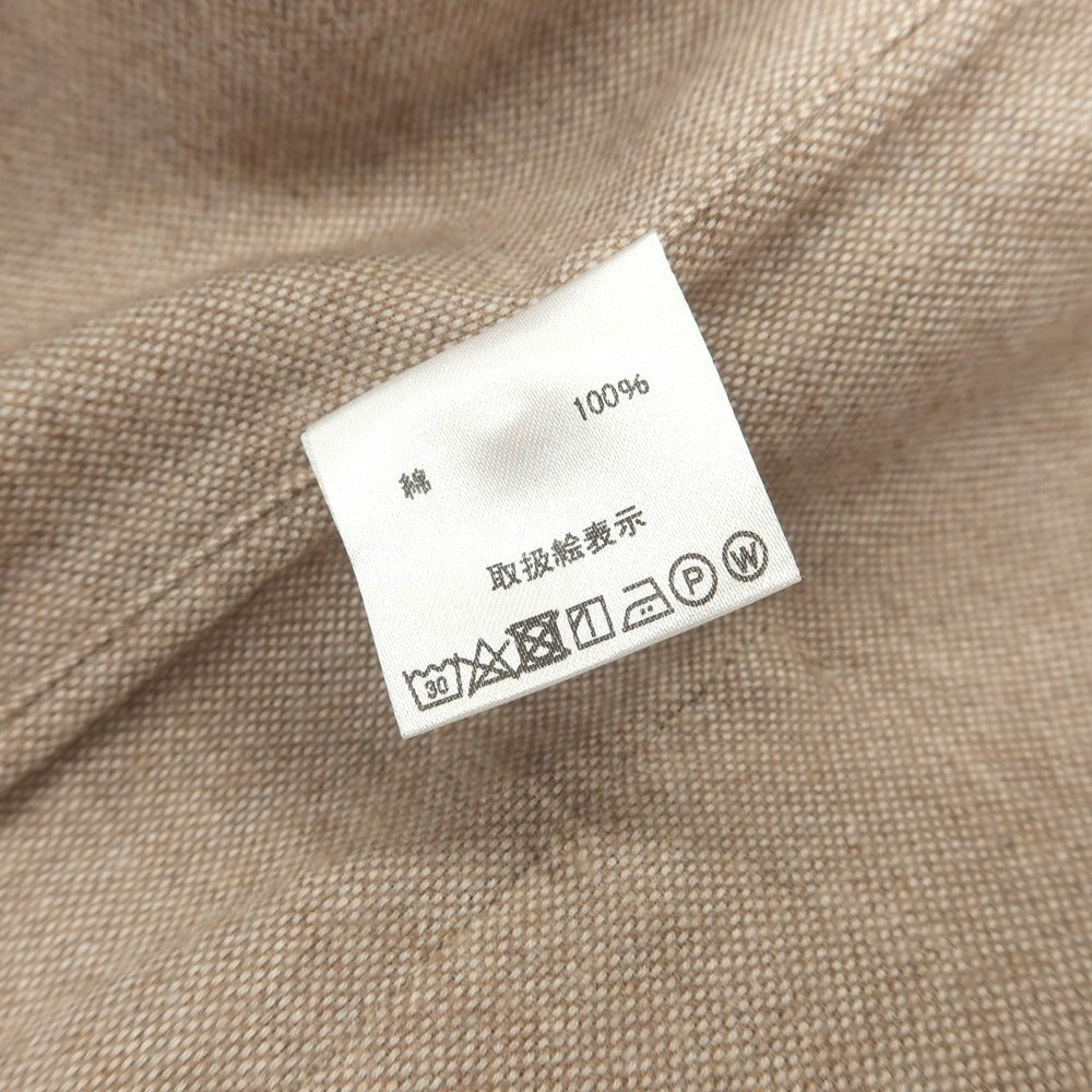 【中古】マリアサンタンジェロ Maria Santangelo コットン オープンカラー カジュアルシャツ ベージュ【サイズ37】【 状態ランクB 】【 メンズ 】