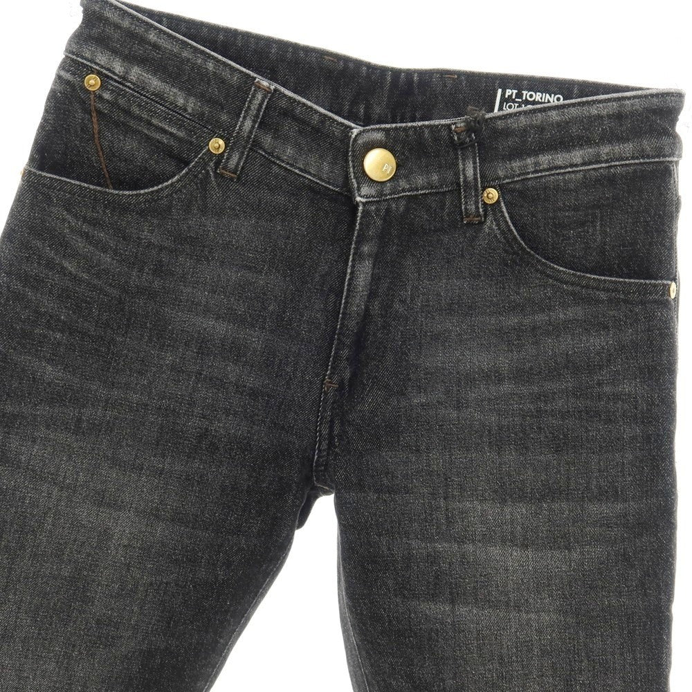 【中古】ピーティートリノ デニム PT TORINO DENIM SWING ストレッチ コットン デニムパンツ ジーンズ ブラック【サイズ29】【 状態ランクB 】【 メンズ 】