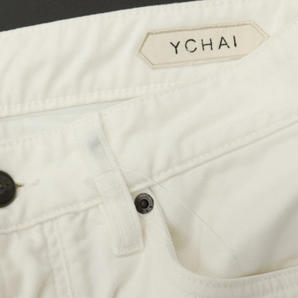 【中古】イカイ YCHAI コットン デニムパンツ ホワイト【サイズ29】【 状態ランクB 】【 メンズ 】