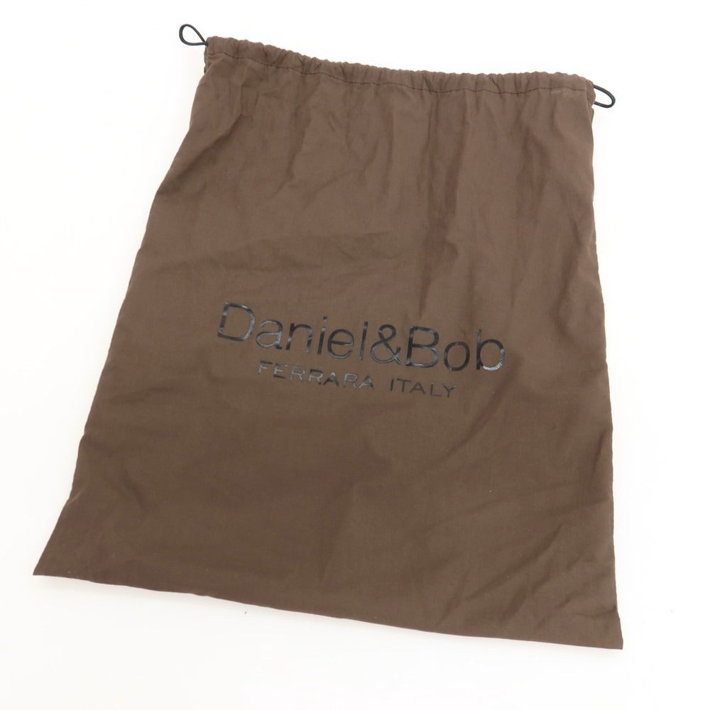 【中古】ダニエルアンドボブ Daniel &amp; Bob スエード ナイロン ボディバッグ ブラウンxダークカーキ【 状態ランクA 】【 メンズ 】