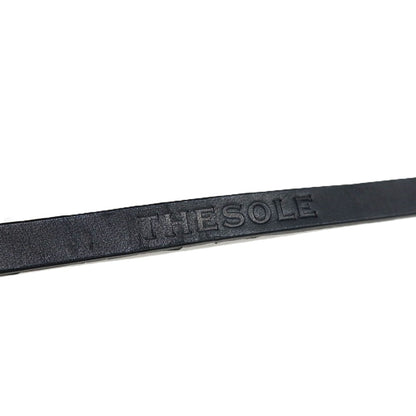 【中古】ザソール THE SOLE クロコダイル レザー ブレスレット ブラック【 状態ランクB 】【 メンズ 】