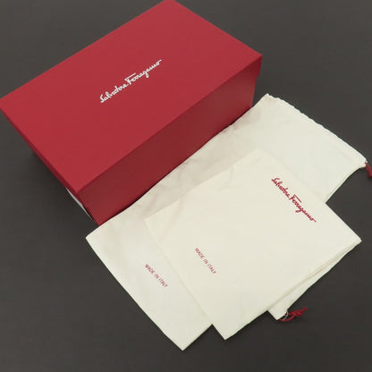 【中古】サルヴァトーレフェラガモ Salvatore Ferragamo スエード ローファー ネイビー【サイズ7 1/2 EEE】【 状態ランクA 】【 メンズ 】
