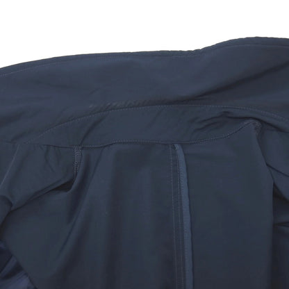 【中古】バルバッティ Barbuti ポリエステルコットン ステンカラーコート ネイビー【サイズ50】【 状態ランクC 】【 メンズ 】