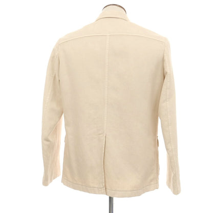 【中古】ボリオリ BOGLIOLI コットンリネン サファリジャケット ライトベージュ【サイズ50】【 状態ランクC 】【 メンズ 】
