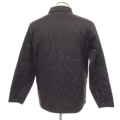【中古】アスペジ ASPESI リップストップナイロン キルティング 中綿ブルゾン ブラック【サイズL】【 状態ランクB 】【 メンズ 】