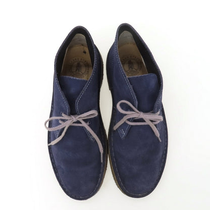 【中古】クラークス Clarks スエード ブーツ ネイビー【サイズUS7】【 状態ランクB 】【 メンズ 】