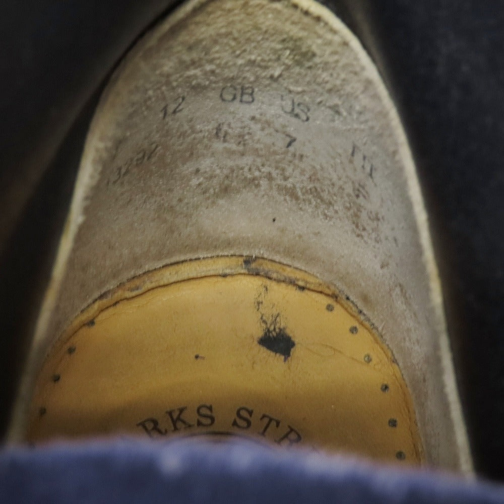 【中古】クラークス Clarks スエード ブーツ ネイビー【サイズUS7】【 状態ランクB 】【 メンズ 】