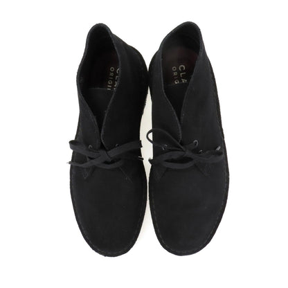 【中古】クラークス Clarks スエード ブーツ ブラック【サイズUS8】【 状態ランクB 】【 メンズ 】