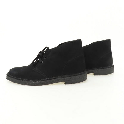 【中古】クラークス Clarks スエード ブーツ ブラック【サイズUS8】【 状態ランクB 】【 メンズ 】