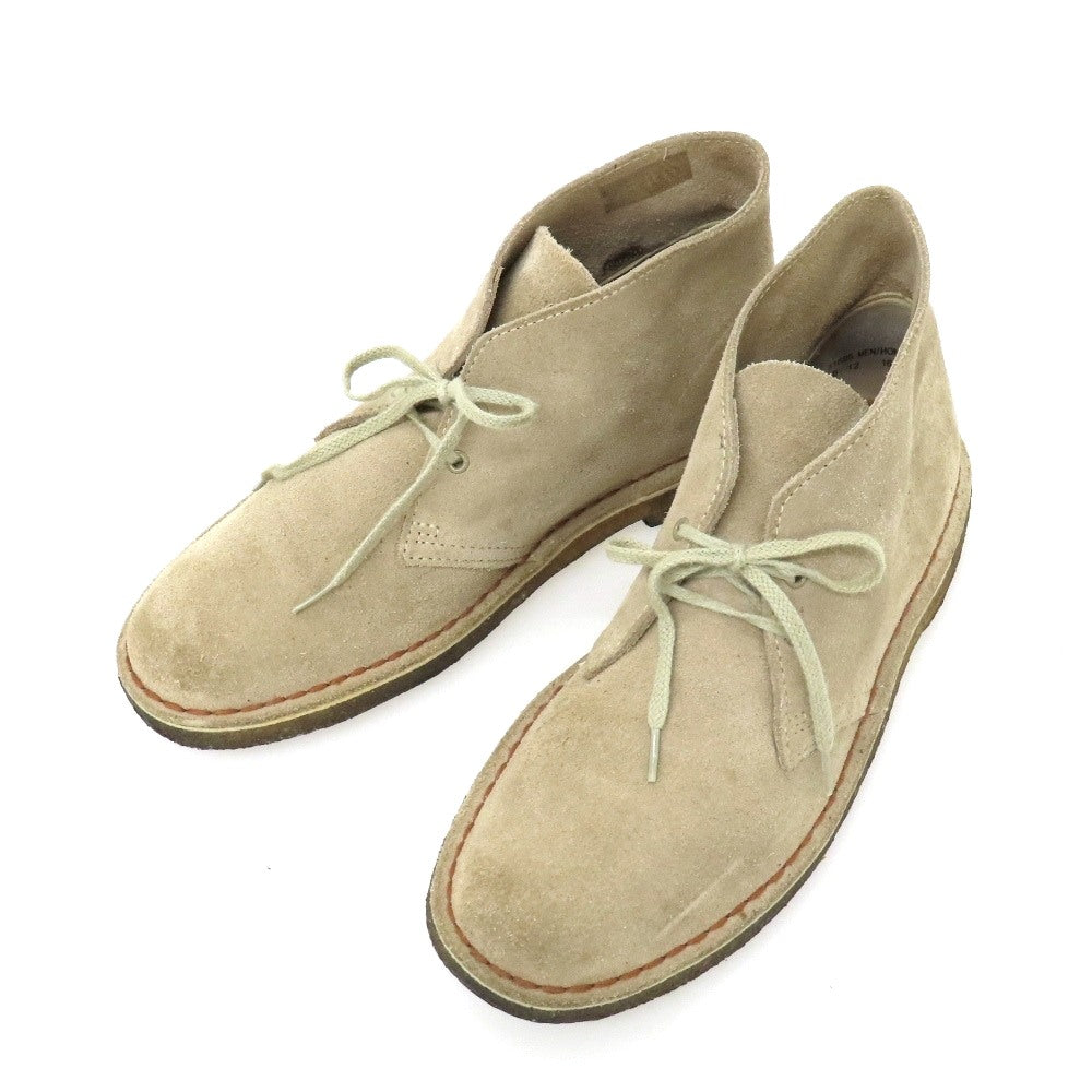 【中古】クラークス Clarks スエード ブーツ ベージュ【サイズUS7 1/2】【 状態ランクC 】【 メンズ 】