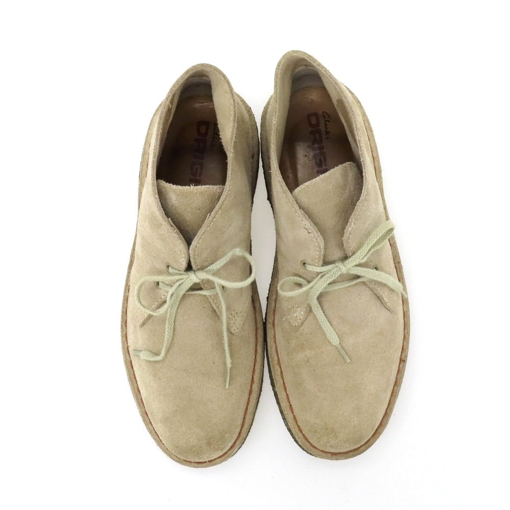 【中古】クラークス Clarks スエード ブーツ ベージュ【サイズUS7 1/2】【 状態ランクC 】【 メンズ 】
