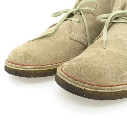 【中古】クラークス Clarks スエード ブーツ ベージュ【サイズUS7 1/2】【 状態ランクC 】【 メンズ 】