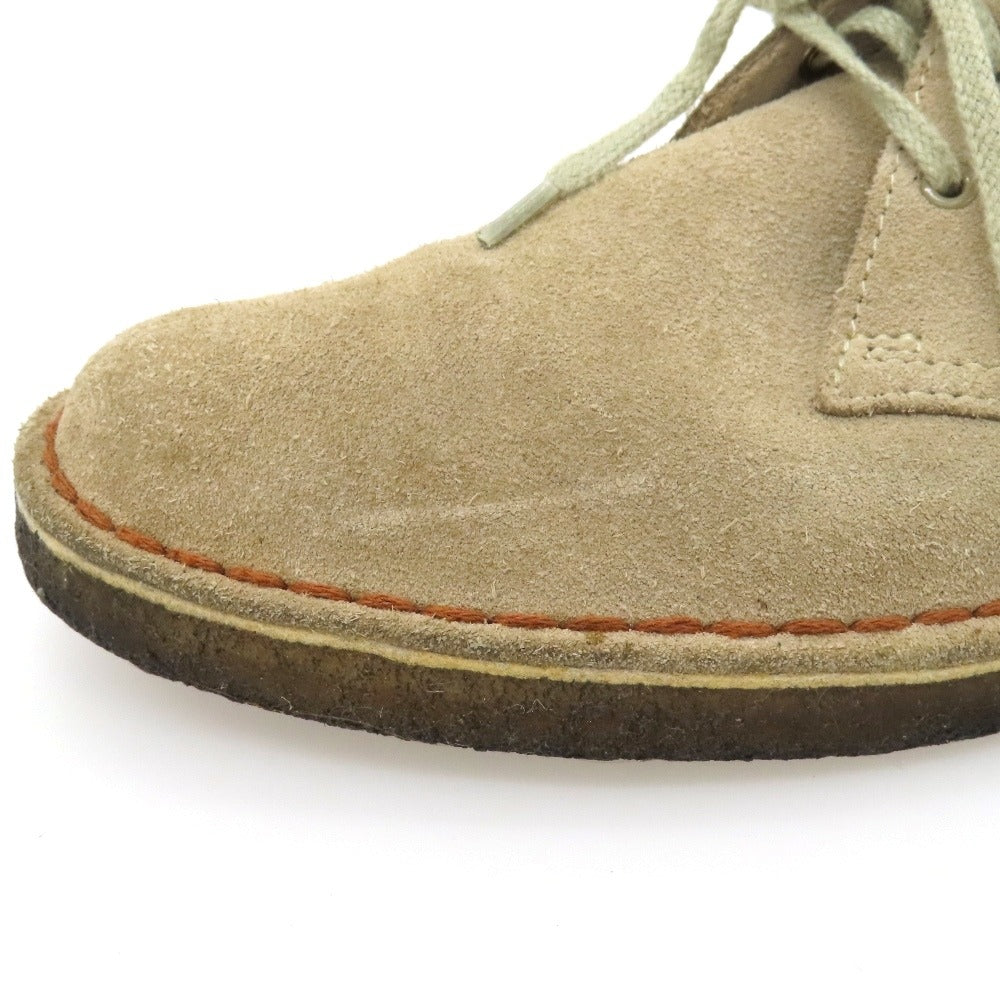 【中古】クラークス Clarks スエード ブーツ ベージュ【サイズUS7 1/2】【 状態ランクC 】【 メンズ 】