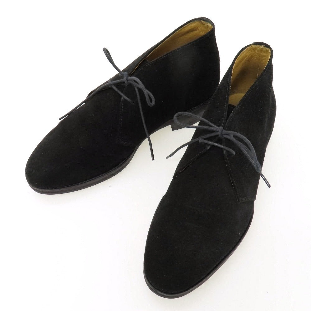 【中古】ポルペッタ polpetta スエード ブーツ ブラック【サイズ40】【 状態ランクB 】【 メンズ 】