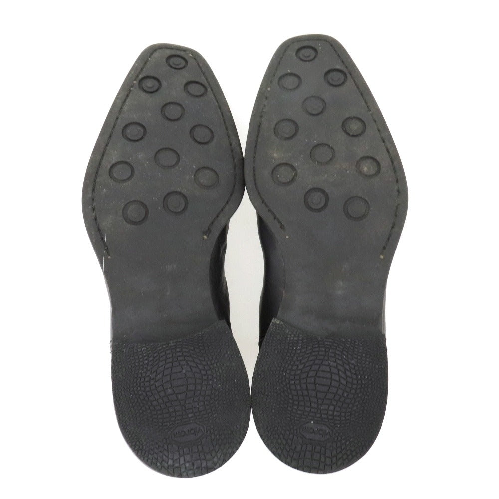 【中古】バーニーズニューヨーク BARNEYS NEWYORK レザー ブーツ ブラック【サイズ表記なし（6.5位）】【 状態ランクC 】【 メンズ 】