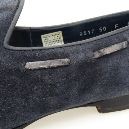 【中古】サントーニ Santoni BEAMS F別注 スエード ローファー ネイビー【サイズ6】【 状態ランクC 】【 メンズ 】
