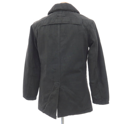 【新品】ジースターロウ G-STAR RAW 染色加工 コットン カラ ペリスコープ デニム 中綿入り ピーコート グレーブラック【サイズXS】【 状態ランクN 】【 メンズ 】