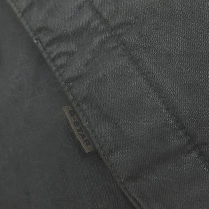 【新品】ジースターロウ G-STAR RAW 染色加工 コットン カラ ペリスコープ デニム 中綿入り ピーコート グレーブラック【サイズS】【 状態ランクN 】【 メンズ 】