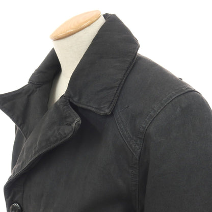 【新品】ジースターロウ G-STAR RAW 染色加工 コットン カラ ペリスコープ デニム 中綿入り ピーコート グレーブラック【サイズS】【 状態ランクN 】【 メンズ 】