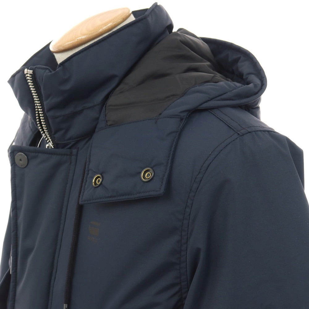 【新品アウトレット】ジースターロウ G-STAR RAW VODAN PADDED HDD JKT ナイロン スタンドカラー 中綿ブルゾン ネイビー【サイズS】【 状態ランクN- 】【 メンズ 】