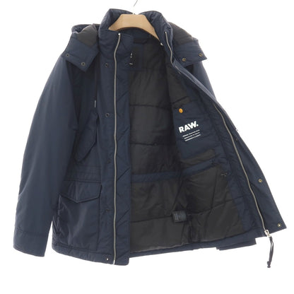 【新品アウトレット】ジースターロウ G-STAR RAW VODAN PADDED HDD JKT ナイロン スタンドカラー 中綿ブルゾン ネイビー【サイズS】【 状態ランクN- 】【 メンズ 】