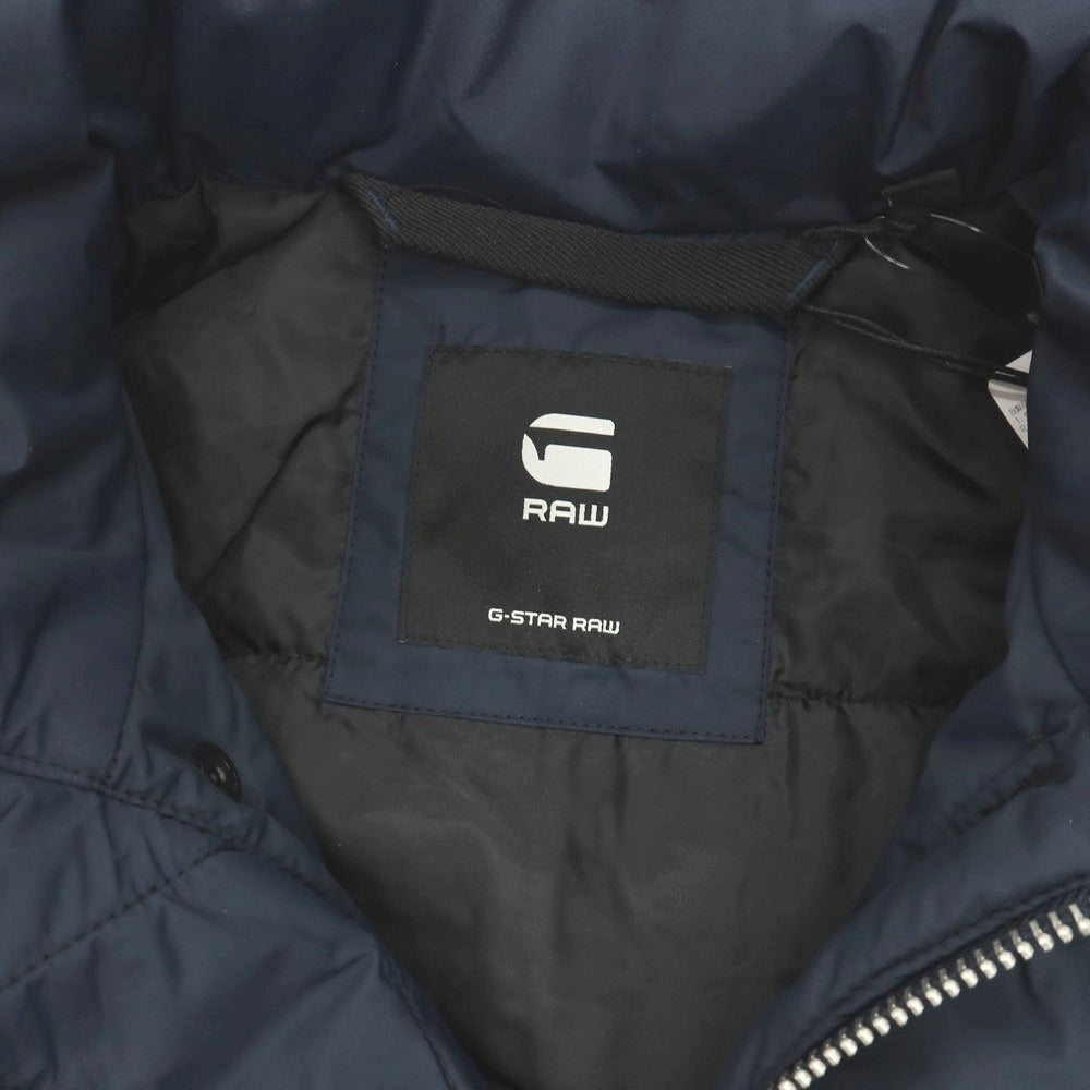 【新品アウトレット】ジースターロウ G-STAR RAW VODAN PADDED HDD JKT ナイロン スタンドカラー 中綿ブルゾン ネイビー【サイズS】【 状態ランクN- 】【 メンズ 】