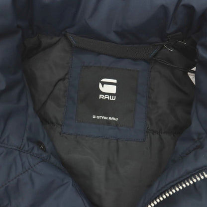 【新品】ジースターロウ G-STAR RAW VODAN PADDED HDD JKT ナイロン スタンドカラー 中綿ブルゾン ネイビー【サイズXL】【 状態ランクN 】【 メンズ 】