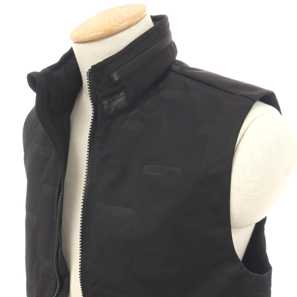 【新品】ジースターロウ G-STAR RAW 3D INFLATABLE BODY WARMER ポリエステル インフレータブルベスト ブラック【サイズXXS】【 状態ランクN 】【 メンズ 】