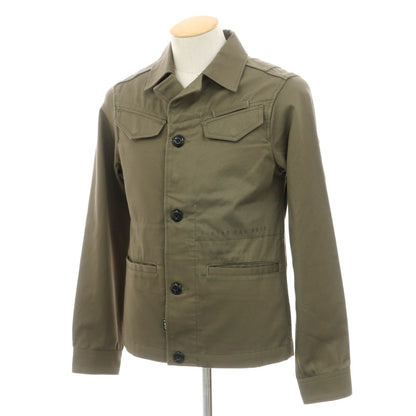 【新品アウトレット】ジースターロウ G-STAR RAW WORKER OVERSHIRT コットン フィールドジャケット オリーブ【サイズXXS】【 状態ランクN- 】【 ユニセックス 】